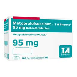 Abbildung: Metoprololsuccinat 1A Phar.95 Retardtabletten 100 St, Retard-Tabletten PZN 00230272