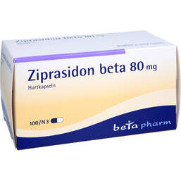 Abbildung: Ziprasidon beta 80 mg Hartkapseln 100 St, Hartkapseln PZN 00234005