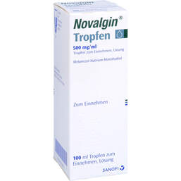 Abbildung: Novalgin Tropfen 100 ml, Tropfen PZN 00237848