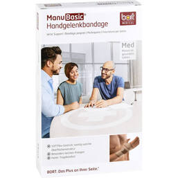 Abbildung: Bort Manubasic Bandage rechts medium haut 1 St, Bandage PZN 00238931