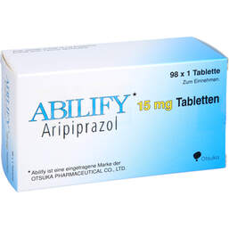Abbildung: Abilify 15 mg Tabletten 98 St, Tabletten PZN 00241301