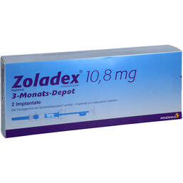 Abbildung: Zoladex 10,8 mg 3-Monats Depot Implant.i.e.F.-Spr. 2 St, Implantat PZN 00244831