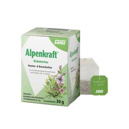 Abbildung: Alpenkraft Husten- und Bronchialtee Salus Filterbeutel, 15 St PZN 00249811