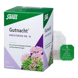 Abbildung: Gutnacht Kräutertee Nr.33 Salus Filterbeutel 15 St, Filterbeutel PZN 00249828