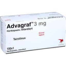 Abbildung: Advagraf 3 mg Hartkapseln retardiert 100 St, Retard-Kapseln PZN 00253801