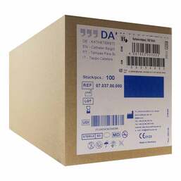 Abbildung: Katheter Stöpsel steril blau 100 St PZN 00254893