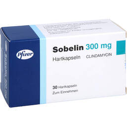 Abbildung: Sobelin 300 mg Hartkapseln 30 St, Hartkapseln PZN 00264041