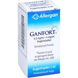 Abbildung: Ganfort Augentropfen 3 ml, Augentropfen PZN 00265431