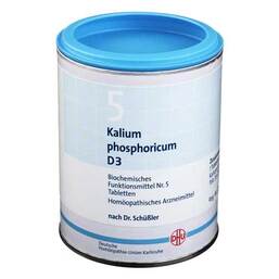 Abbildung: Biochemie DHU 5 Kalium phosphoricum D 3 Tabletten Tabletten, 1000 St PZN 00274140