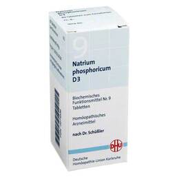 Abbildung: Biochemie DHU 9 Natrium phosphoricum D 3 Tabletten Tabletten, 80 St PZN 00274536