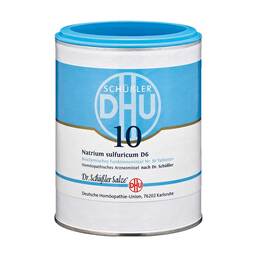 Abbildung: DHU Schüßler-Salz Nr. 10 Natrium sulfuricum D 6 Tabletten Tabletten, 1000 St PZN 00274660