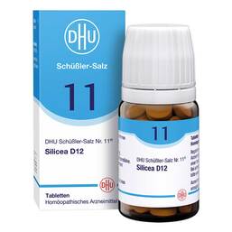 Abbildung: Biochemie DHU 11 Silicea D 12 Tabletten Tabletten, 80 St PZN 00274795