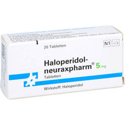 Abbildung: Haloperidol neuraxp. 5 mg Tabletten 20 St, Tabletten PZN 00276736