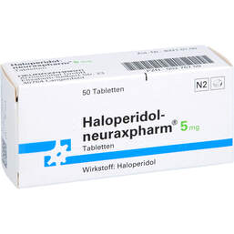 Abbildung: Haloperidol neuraxp. 5 mg Tabletten 50 St, Tabletten PZN 00276759