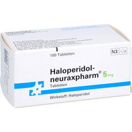 Abbildung: Haloperidol neuraxp. 5 mg Tabletten 100 St, Tabletten PZN 00276771