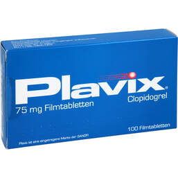 Abbildung: Plavix Filmtabletten 100 St, Filmtabletten PZN 00276995