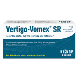 Abbildung: Vertigo-Vomex® SR Retardkapseln Retard-Kapseln, 10 St PZN 00278008