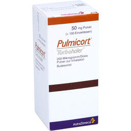 Abbildung: Pulmicort Turbohaler 200 µg 100ED Inhalationspulv. 1 St, Inhalationspulver PZN 00278480