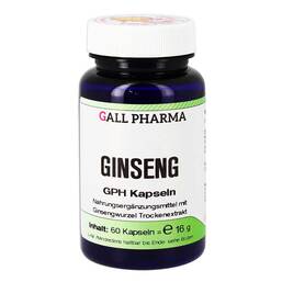 Abbildung: Ginseng GPH Kapseln Kapseln, 60 St PZN 00283498
