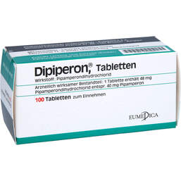 Abbildung: Dipiperon Tabletten 100 St, Tabletten PZN 00288857