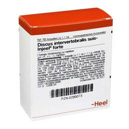 Abbildung: Discus intervertebralis suis Injeel forte Ampullen 10 St, Ampullen PZN 00290073