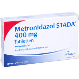 Abbildung: Metronidazol STADA 400 mg Tabletten 20 St, Tabletten PZN 00291003