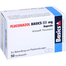 Abbildung: Fluconazol Basics 50 mg Hartkapseln 50 St, Hartkapseln PZN 00296503