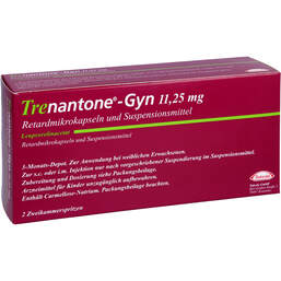 Abbildung: Trenantone Gyn Zweikammerspr. Fertigspritzen 2 St, Retardmikrokapseln und Suspensionsmittel PZN 00315399