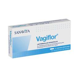 Abbildung: Vagiflor Vaginalzäpfchen Vaginalsuppositorien, 12 St PZN 00325794