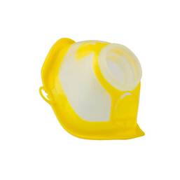 Abbildung: Microdrop RF7 Maske Kind gelb transparent 1 St PZN 00348476