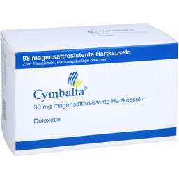 Abbildung: Cymbalta 30 mg magensaftresistente Hartkapseln 98 St, Magensaftresistente Hartkapseln PZN 00363352