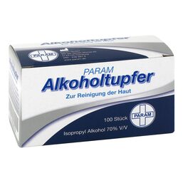 Abbildung: Alkoholtupfer Param Tupfer, 100 St PZN 00366729