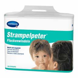 Abbildung: Strampelpeter Flockenwindeln 11x30 cm 56 St PZN 00367433