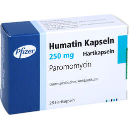 Abbildung: Humatin Kapseln 28 St, Hartkapseln PZN 00374829