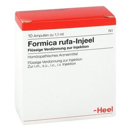 Abbildung: Formica rufa Injeel Ampullen 10 St, Ampullen PZN 00392365
