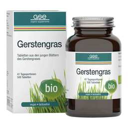 Abbildung: Gerstengras 500 mg Bio Tabletten 500 St, Tabletten PZN 00393040