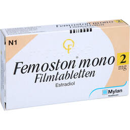 Abbildung: Femoston mono 2 mg Filmtabletten 28 St, Filmtabletten PZN 00393442