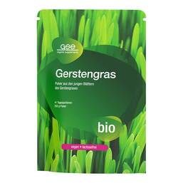 Abbildung: Gerstengras Bio Pulver Pulver, 250 g PZN 00393850