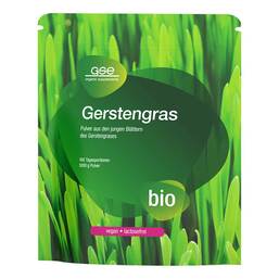 Abbildung: Gerstengras Bio Pulver 1000 g, Pulver PZN 00393867