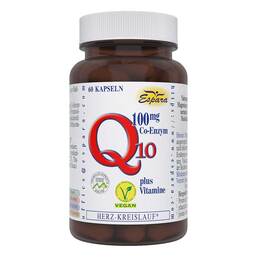 Abbildung: Q10 100 mg Kapseln Kapseln, 60 St PZN 00393933