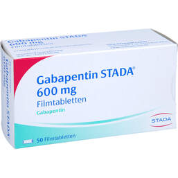 Abbildung: Gabapentin STADA 600 mg Filmtabletten 50 St, Filmtabletten PZN 00408356