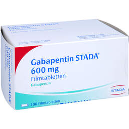 Abbildung: Gabapentin STADA 600 mg Filmtabletten 100 St, Filmtabletten PZN 00408362