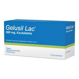 Abbildung: Gelusil Lac Kautabletten 100 St, Kautabletten PZN 00413854