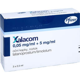 Abbildung: Xalacom Augentropfen 3X2.5 ml, Augentropfen PZN 00417237