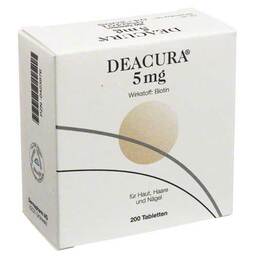 Abbildung: Deacura 5 mg Tabletten Tabletten, 200 St PZN 00423976