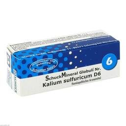 Abbildung: Schuckmineral Globuli 6 Kalium sulfuricum D6 Globuli, 7.5 g PZN 00424007