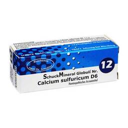 Abbildung: Schuckmineral Globuli 12 Calcium sulfuricum D6 7.5 g, Globuli PZN 00425627