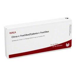 Abbildung: Citrus E Citrus e fructib. Cydonia e fructib. Ampullen Ampullen, 10X1 ml PZN 00426986