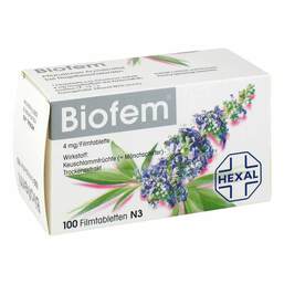 Abbildung: Biofem Filmtabletten Filmtabletten, 100 St PZN 00450832