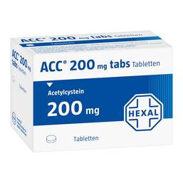 Abbildung: ACC 200 tabs Tabletten 20 St, Tabletten PZN 00451122